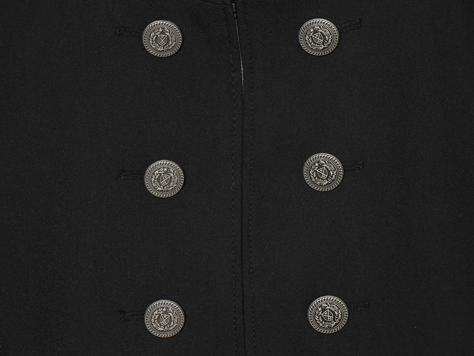 Women's With shoulder pads slim double breasted jacket