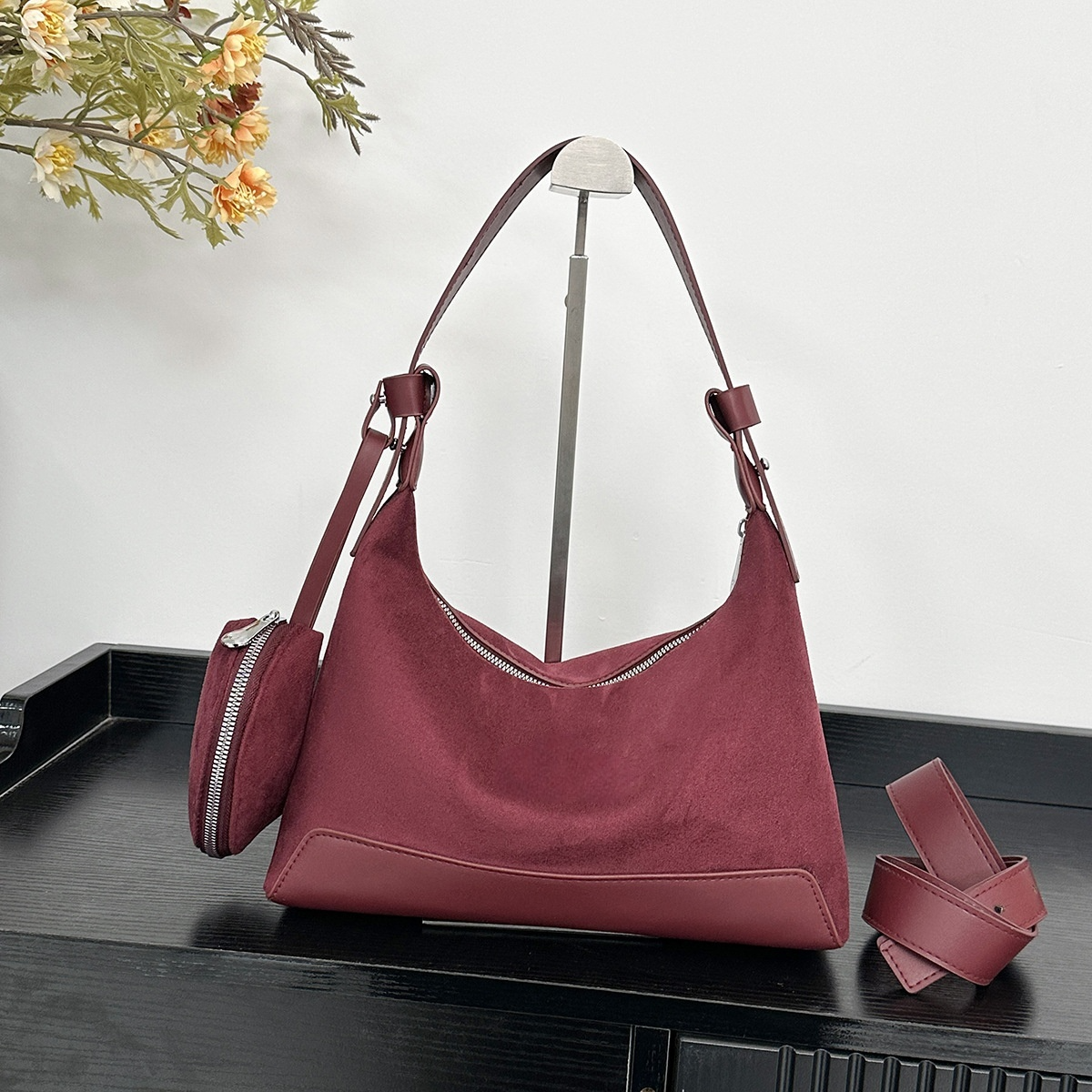 #269.99 women's new splicing design shoulder slung underarm bag